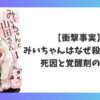 みいちゃんと山田さん みいちゃんはなぜ殺されたのか 死因と覚醒剤の真相を考察